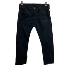 Levi's 513 デニムパンツ W33 ブラック リーバイス ジップアップ アメカジ ジーンズ デニム コットン 2512-33