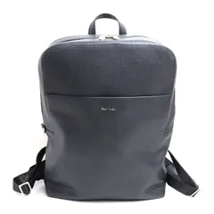 Paul Smith ポール・スミス スクエア バッグパック リュック・デイパック ブラック メンズ 中古