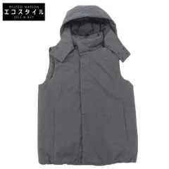 Theory セオリー 美品 Theory セオリー フード付 ダウンベスト メンズ ダークグレー S 02-7302001 S