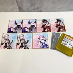 バーチャルYouTuber ホロライブ hololive SUPER EXPO 2023 ランダムメッセージ色紙 ラプラス・ダークネス 宝鐘マリン 白銀ノエル 3期生+4期生+5期生+holoX 湊あくあ 0期生+1期生+2期生+ゲーマーズ 7枚セット