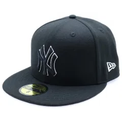 NEW ERA (ニューエラ) 59FIFTY MLB ニューヨーク ヤンキース ベースボールキャップ 帽子 ブラック