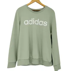 アディダス adidas ロゴプリント クルーネック スウェット レディース 表記無 