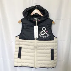 【新品タグ付き!】アンパスィ｜レディース｜ＬＬサイズ｜エナジーコクーン中綿ベスト｜ベージュ系｜古着ゴルフウェア