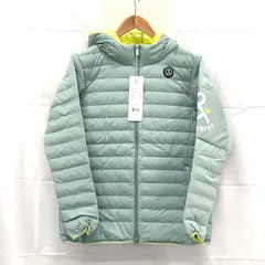 【新品タグ付き!】アンパスィ｜レディース｜Ｌサイズ｜中綿フーディーブルゾン｜グリーン系｜古着ゴルフウェア