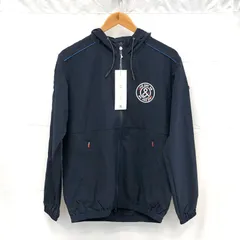 【新品タグ付き!】アンパスィ｜メンズ｜Ｍサイズ｜フーディーブルゾン｜ネイビー系｜古着ゴルフウェア