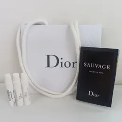 25ｰ6  Dior　SAUVAGE　EAU　DE　TOILETTE　サンプル　1ml　ディオール　ソヴァージュ　オードトワレ　ミニサイズ　ショップ袋　おまけサンプル付
