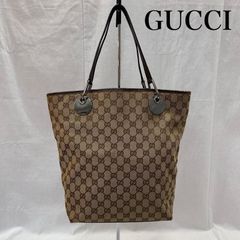 極美品 110 GUCCI グッチ トートバッグ ハンドバッグ GG柄 ag7 - メルカリ