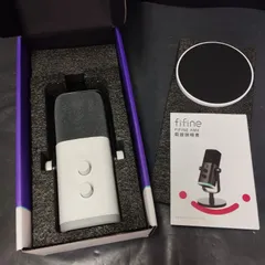 【D13207】FIFINE USB/XLRスタンドアロンマイク