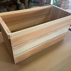 古いお茶箱 大 木箱 収納箱 ブリキ張り ウッドボックス 昭和レトロ