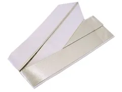 着物美人 送料込み 重ね襟 くすみ 正絹 伊達襟 重ね衿 掛け襟 襟 振袖重ね襟 成人式重ね襟 重ね襟白 重ね襟ラメ 成人式 結婚式 入学 卒業式 振袖 訪問着 附下 色無地 着物 4way 【 オフ白系 金 ラメ 両面 】m339010E7