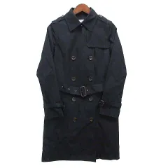 ナチュラルビューティーベーシック NATURAL BEAUTY BASIC トレンチ コート ライナー付き ネイビー 紺 M