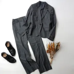 THE SUIT COMPANY ザ スーツカンパニー ALPE SOLIVO 2P セットアップ ウール テーラードジャケット パンツ 40 グレー(108Y＋0676)25F