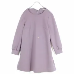 ローズティアラ★チュニック ワンピース 大きいサイズ42 薄紫系 バックプリーツ♪z16499
