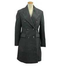 美品 バーバリー ダブルブレストコート ウール レディース SIZE UK6 (M) BURBERRY