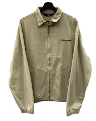 ラルフローレン RalphLauren Polo Sport ポロ スポーツ  90's SWING TOP スウィングトップ U.S.-67 バックプリント 茶 ジャケット ロゴ ベージュ 104MT-2299