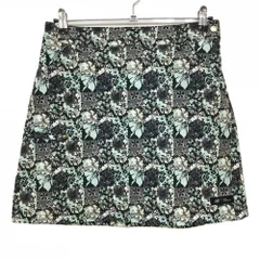 【超美品】ニューバランスゴルフ スカート 黒×ライトグリーン×白 レディース 2(L) ゴルフウェア 2023年モデル New Balance