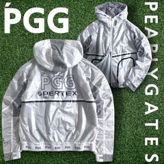 PGG パーリーゲイツ PERTEX Diamond Fuse 高耐久ナイロン×裏メッシュ 切替デザイン パーカー フーディジャケット ブルゾン ゴルフウェア レディース 269-3220904 定価5.2万 ホワイト  ▲079▼51013w07