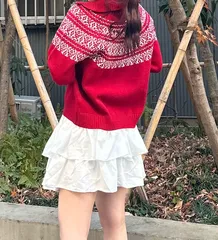 ノルディックジップニット