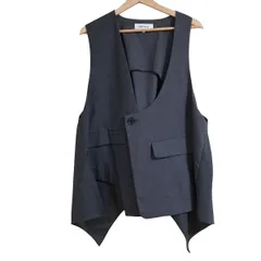 ENFOLD(エンフォルド) ベスト サイズ38 M レディース美品 - ダークグレー チェック柄