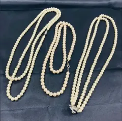 A【まとめ売り】パール ネックレス ロングネックレス 2連ネックレス