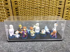 E22-20251202-04【欠品あり】チョコエッグ アナと雪の女王 フィギュア 11体セット ケース付き まとめ売り