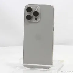 〔中古品〕 iPhone15 Pro Max 256GB ナチュラルチタニウム MU6R3J／A SIMフリー【305】