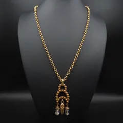 J534 LUCIANO SOPRANI ルチアーノソプラーニ ペンダント ネックレス ゴールド デザイン コスチュームジュエリー