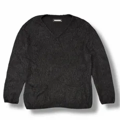 NEIGHBORHOOD 20AW MOHAIR NA-KIN モヘアVネックニット セーター ネイバーフッド 202FUNH-KNM04 ブラック L （3312M）のサムネイル