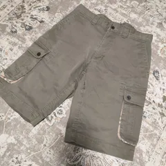 BURBERRY BLACK LABEL バーバリーブラックレーベル  【サイズ】  73サイズ　ハーフカーゴパンツ　ノバチェック　カーキ　ショートパンツ　メンズ　中古　古着