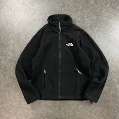 THE NORTH FACE Fleece Jacket Black ザノースフェイス フリースジャケット ハイネック ジップアップ ロゴ刺繍 ブラック 黒 レディース アウトドア