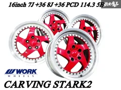 【希少】WORK インポートレーベル 16インチホイール4本セットタイヤ付き 希少】WORK インポートレーベル 16インチホイール4本セットタイヤ付き