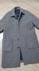 チェック柄ハーフコート 100 105