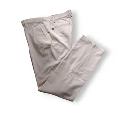 【よく伸びて動きやすい】 adidas ゴルフ スラックス メンズ 88 ベージュ チノパン風 ストレッチ入り 通年 ラウンド 大きいサイズ　通勤兼用 きれいめ【アディダス】