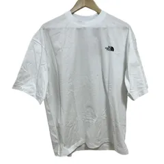 THE NORTH FACE(ノースフェイス) 半袖Tシャツ サイズM メンズ美品  - 白×黒×マルチ クルーネック