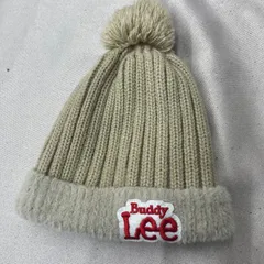 Buddy Lee　バディ・リー　ニット帽　キッズサイズ　4〜6才　中国製　ベージュ　肌色　ワッペン
