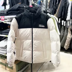 リバーシブル‼️firstdown ファーストダウン⚫︎アウター　バブルダウン　リバーシブル　ジャケット　ホワイト　ブラック　M L