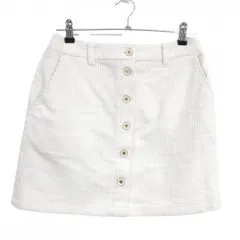 23区ゴルフ コーデュロイスカート 白 表起毛 レディース 64 ゴルフウェア 23区