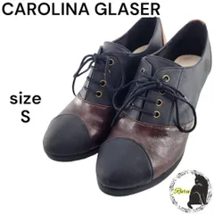 CAROLINA GLASER カロリナグレイサー コンビネーションブーティー レースアップ ブラック S 23