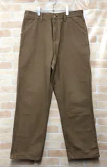 【中古】 Carhartt WIP カーハートワークインプログレス シングルニーパンツ ダック I026463 ブラウン 32 111436583のサムネイル