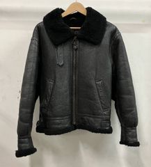 美品□ハラジュクマザー フライトジャケット B-3 羊革 ムートン