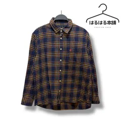 POROCLUB／ポロクラブ／紺／ネイビー／チェック／シャツ／トップス／L