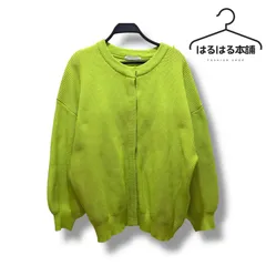 auntmarie's／蛍光色／緑系／グリーン／カーディガン／長袖／無地／カジュアル／F
