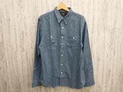 RRL RALPH LAUREN ラルフローレン シャンブレーシャツ 長袖シャツ ブルー Mサイズ