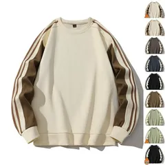 メンズ トレーナー トップス 切替トレーナー クルーネック 大きいサイズ 裏ボア 裏起毛 薄手 厚手 秋冬 秋物