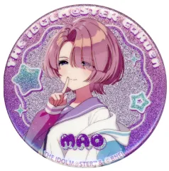 【中古】バッジ・ピンズ 有村麻央 グリッター缶バッジ 「DMMスクラッチ! 学園アイドルマスター スクラッチ」 E-4賞