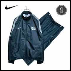 ナイキ（NIKE）JFA (日本サッカー協会) 公式ウインドブレーカー セットアップ  上下セット 黒 XL