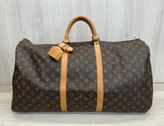 【ファスナー開閉固め】LOUIS VUITTON ルイ・ヴィトン モノグラム MI0991 キーポル60 M41422 ボストンバッグ バッグ