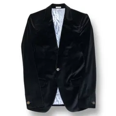 Alexander Mcqueen ベロアジャケット テ-ラ-ドジャケット 11年モデル ブラック 46サイズ 1124346 アレキサンダーマックイーン