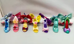 【まとめ売り】7点 ディズニープリンセス　シューズキーチェーン 6点 新品 東京ディズニーリゾート タグ付き ストラップ