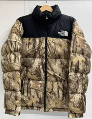 美品／THE NORTH FACE／ND42230R／直営店限定カラー／ダウンジャケット／ヌプシジャケット／XLサイズ／枯葉／ザノースフェイス